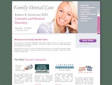 Tablet Screenshot of brooklynfamilydental.com